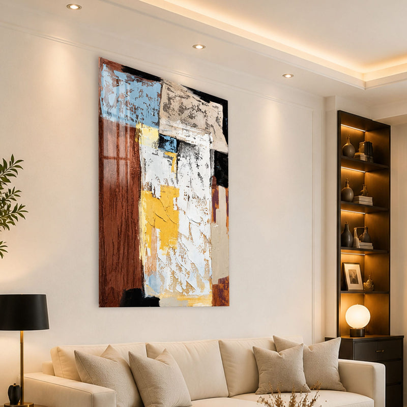 Artronauts Glass Print Urban Fragments Glass Wall Art