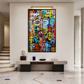 Urban Tribal Face with black frame