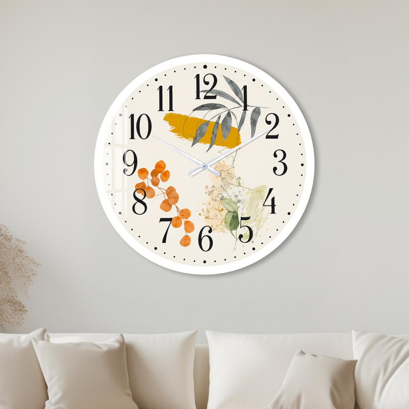Autumn Botanical with white frame