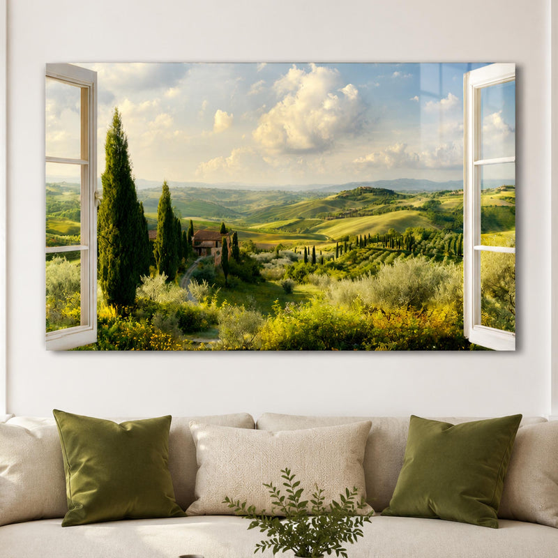 Tuscan Window View lifestyle view