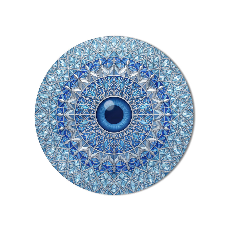 Crystal Mandala Blue Eye product shot on white background