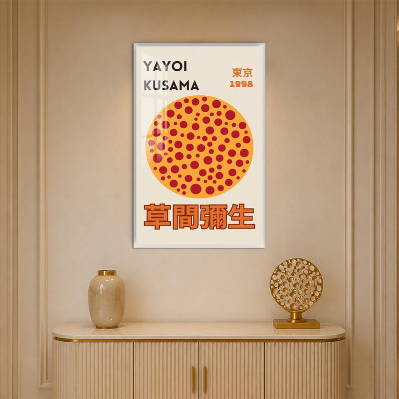 Kusama Tokyo Dots with white frame