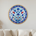 Ottoman Floral Medallion with gold frame