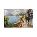 Artronauts Glass Print Riviera Lakeside Terrace Glass Wall Art