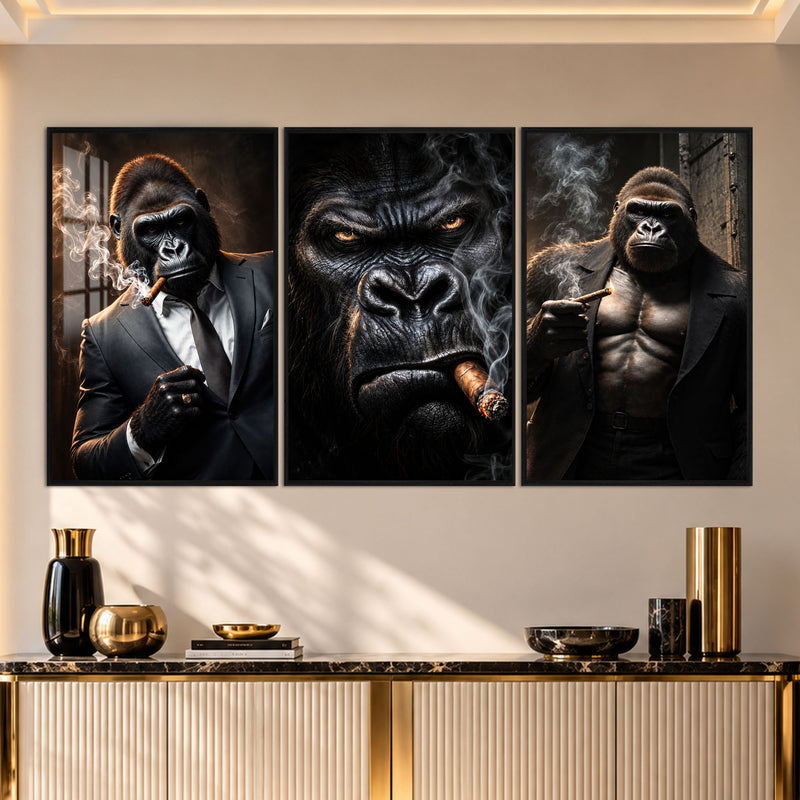 Gorilla Cigar with black frame