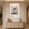 Tokyo Mushroom Dream with silver frame