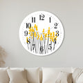 Golden Meadow with white frame
