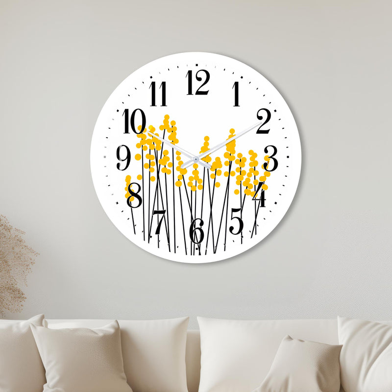 Golden Meadow with white frame