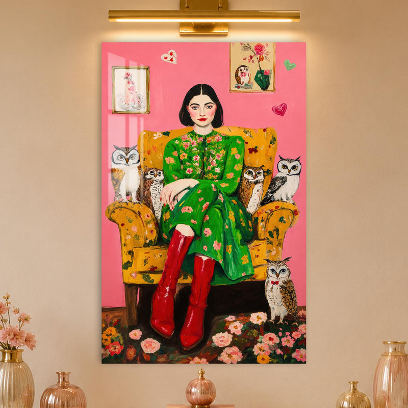 Owl Garden Muse lifestyle view