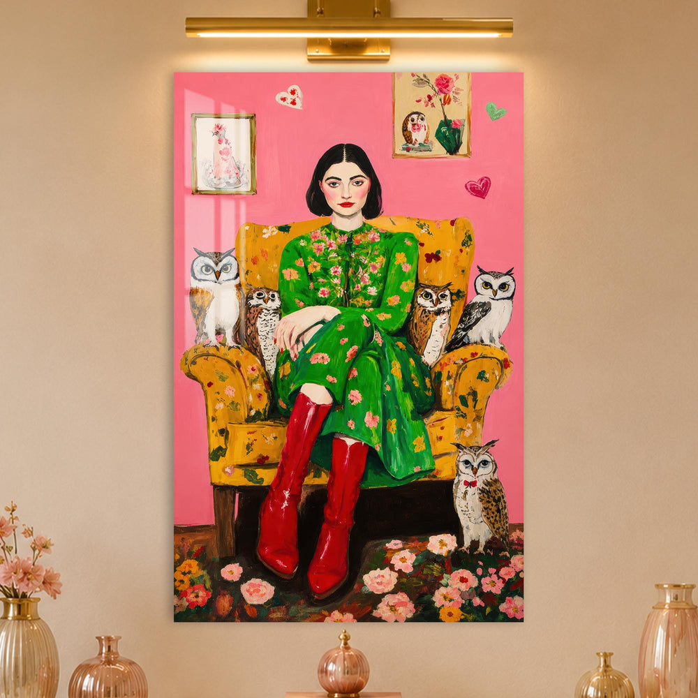 Owl Garden Muse lifestyle view