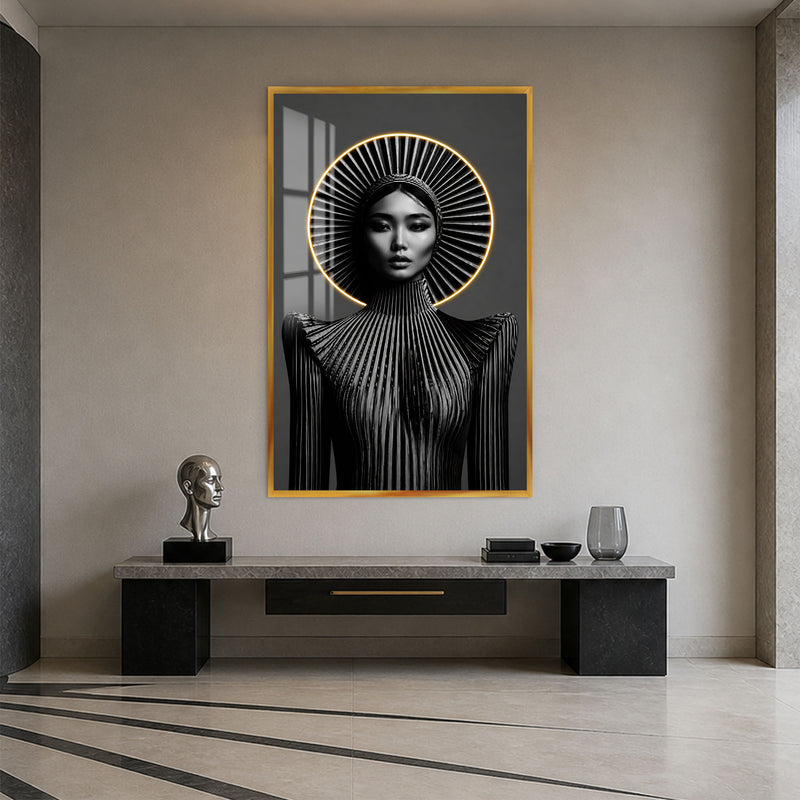 Radiant Future Muse with gold frame