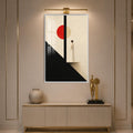 Woman Beneath The Red Sun with white frame