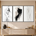 Veiled Elegance with black frame