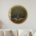 Celtic Gold Tree Of Life with gold frame