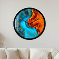 Fire And Water with black frame
