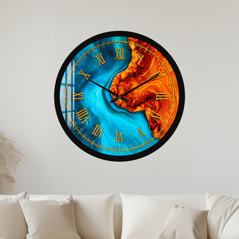 Fire And Water with black frame