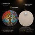 Celestial Tree Of Life with walnut frame