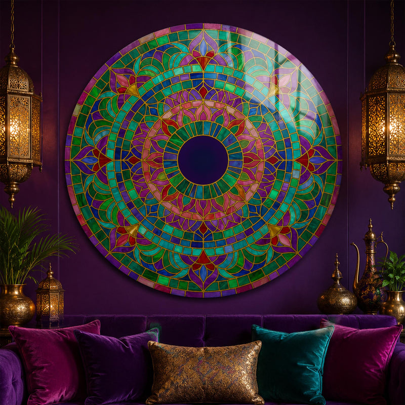 Jewel Tone Gold Leaded Lotus lifestyle view