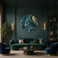 Emerald Gold Marble Flow lifestyle view