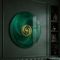 Emerald Spiral close-up angled detail