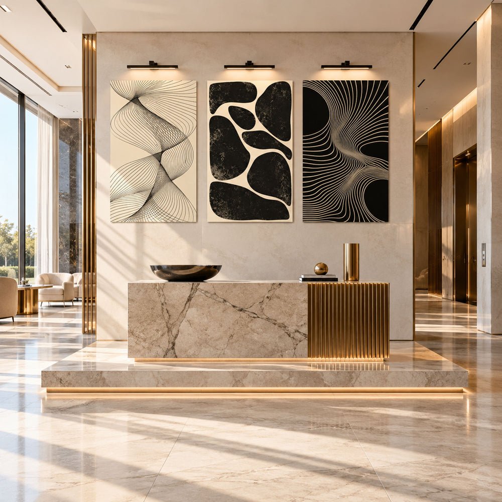Abstract Flow lifestyle view