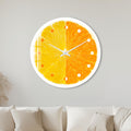 Zesty Orange Slice with white frame