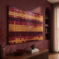 Crimson Mosaic Rhythm lifestyle view