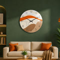 Abstract Terracotta Waves lifestyle view