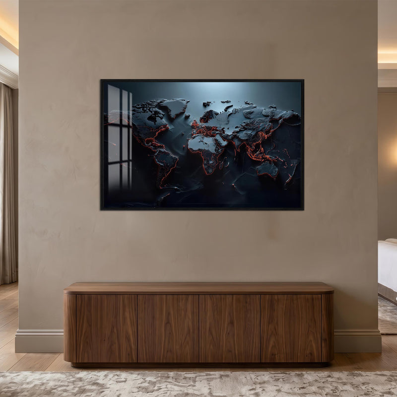 Ember World Map lifestyle view