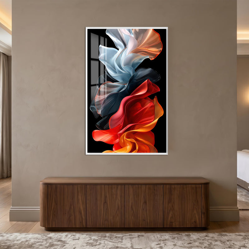 Molten Silk with white frame
