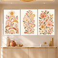 Bohemian Sunshine with white frame