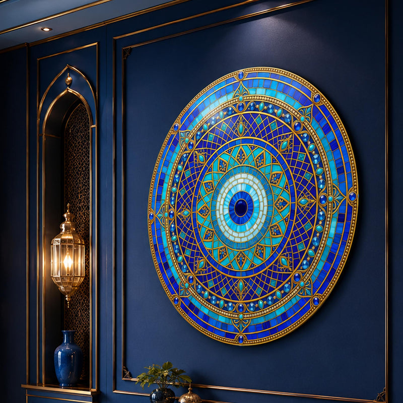 Sapphire Celestial Mandala angled lifestyle view