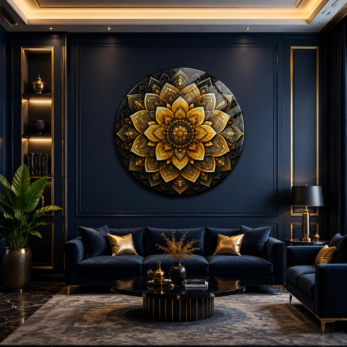 Golden Lotus Mandala lifestyle view