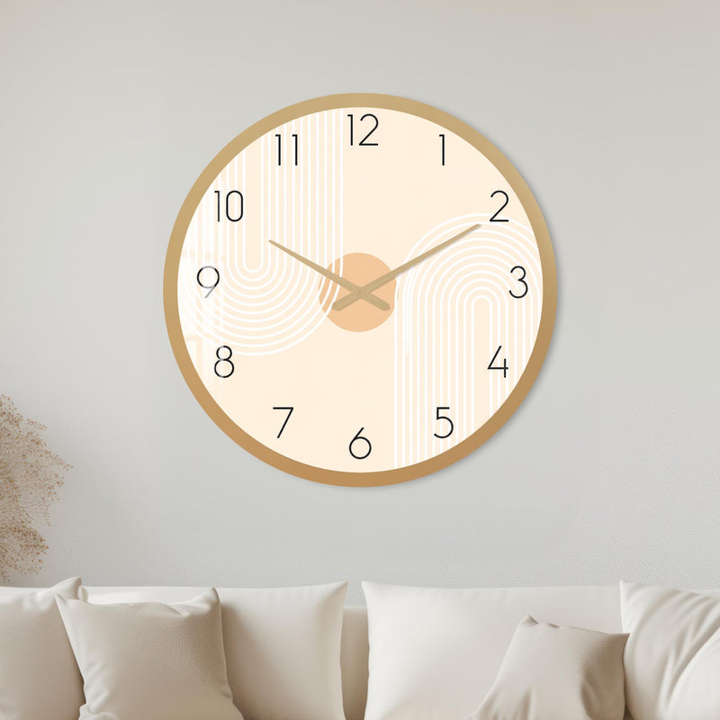 Neutral Arch Lines with gold frame