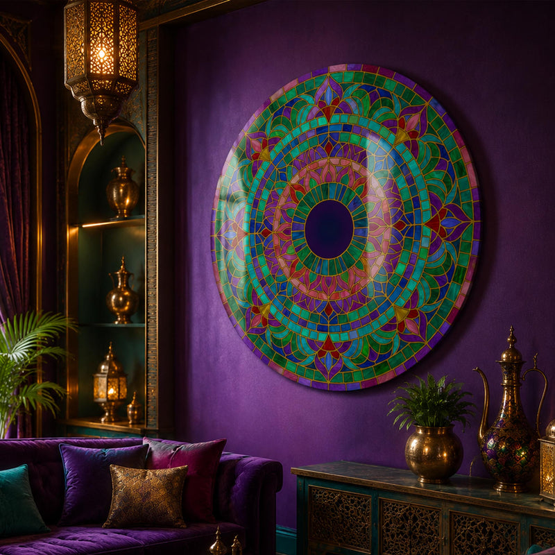 Jewel Tone Gold Leaded Lotus lifestyle view