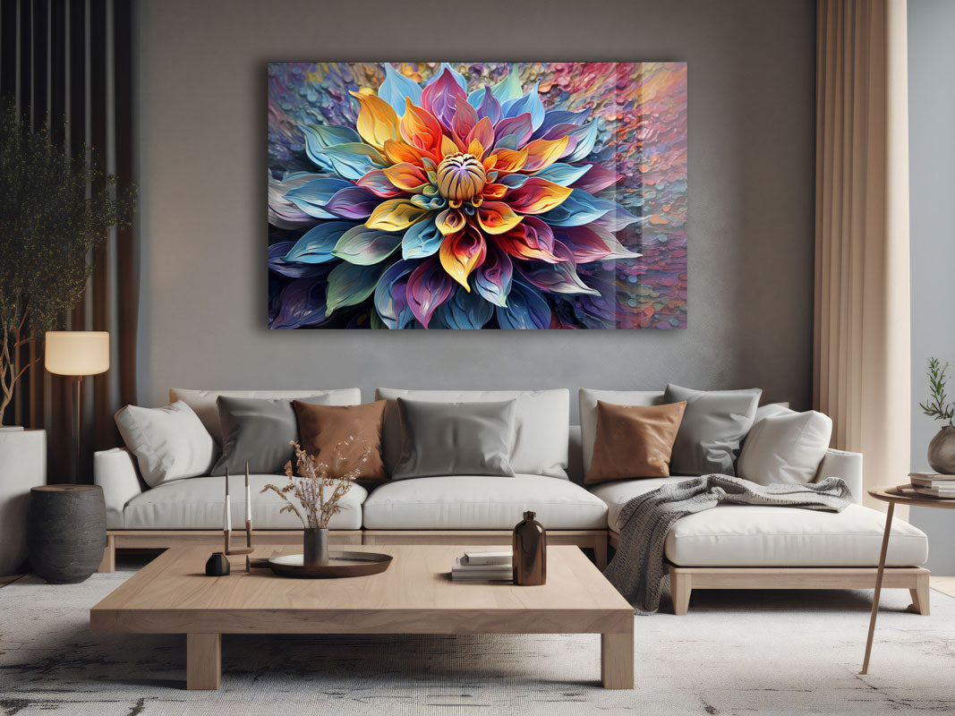 Colourful Abstract Flower