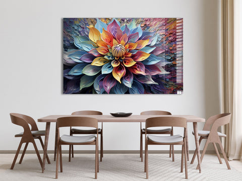 Colourful Abstract Flower