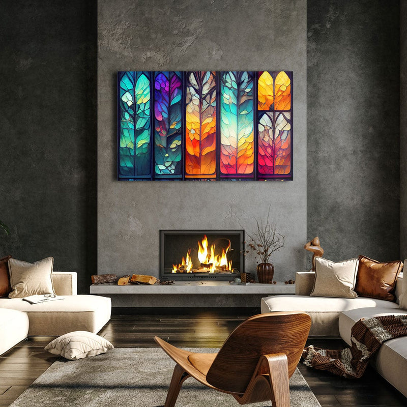Artronauts Glass Print Windows Stained Glass Effect