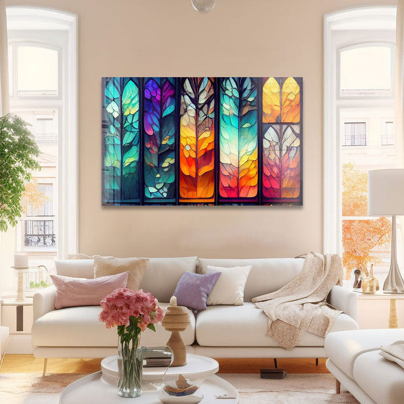 Artronauts Glass Print Windows Stained Glass Effect