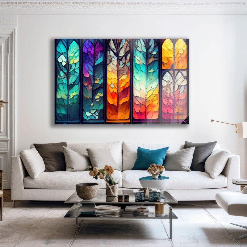 Artronauts Glass Print Windows Stained Glass Effect