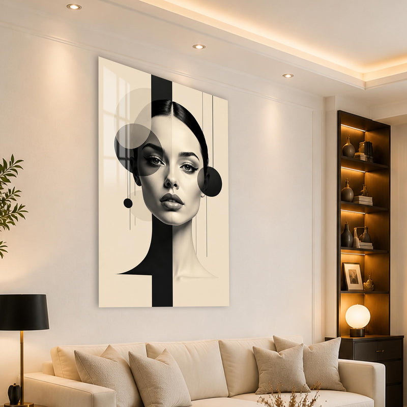 Geometric Monochrome Beauty angled lifestyle view