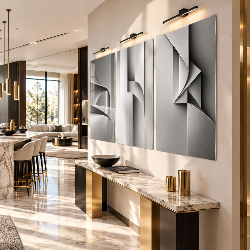 Sculptural Gray lifestyle view