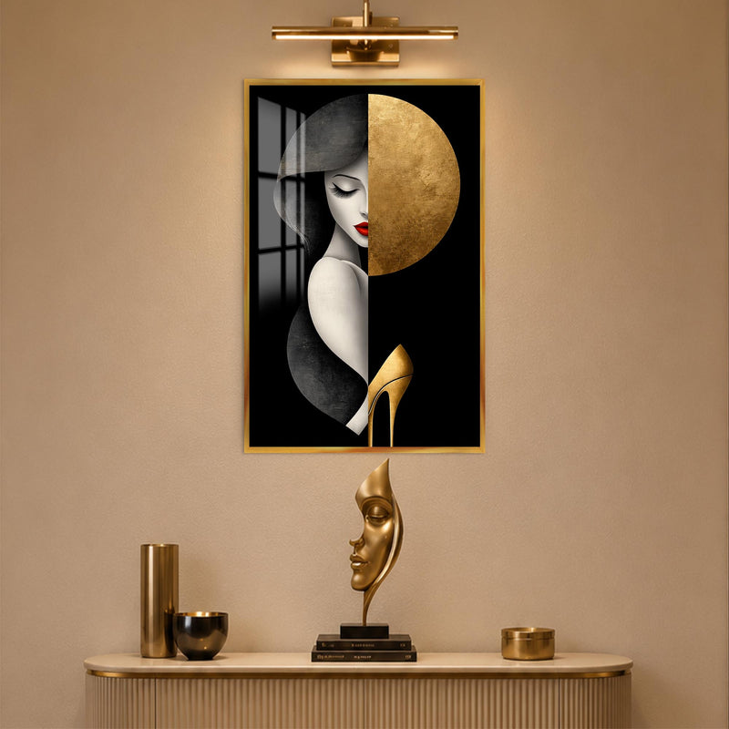 Golden Elegance with gold frame