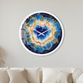 Sapphire Agate with white frame