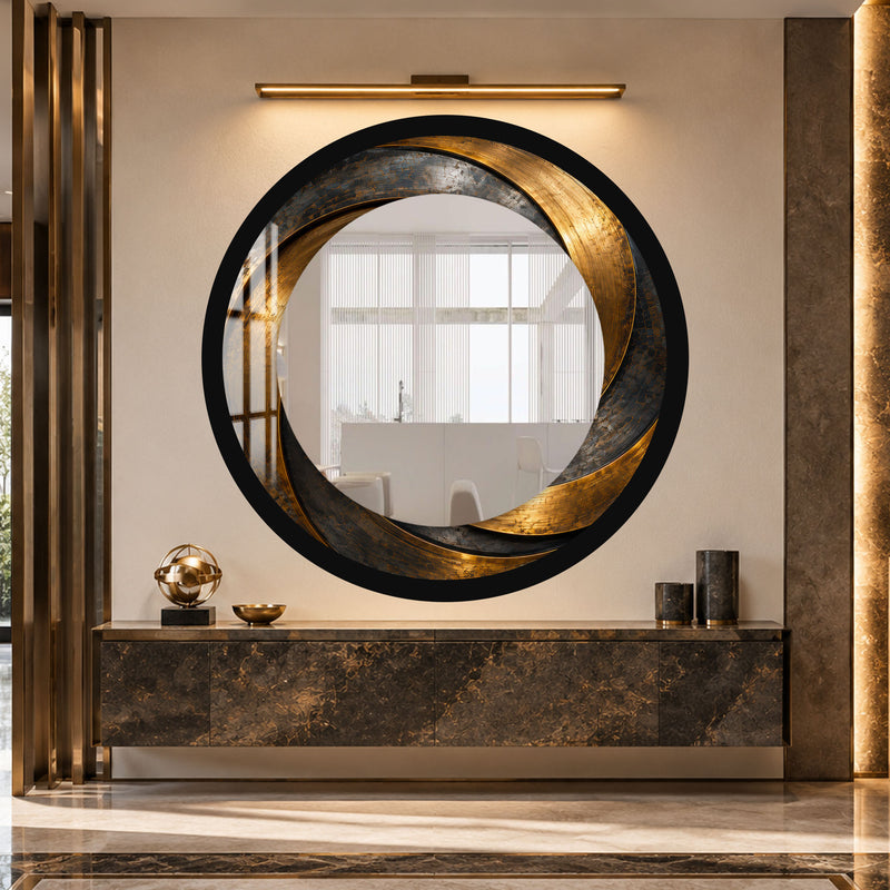 Gilded Orbit with black frame