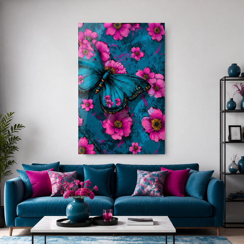 Turquoise Butterfly Garden lifestyle view