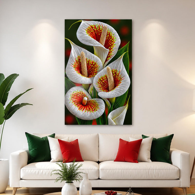Crimson Calla Lilies lifestyle view