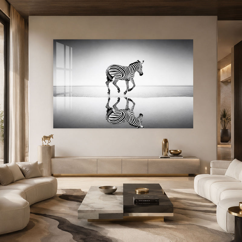 Reflecting Running Zebra lifestyle view