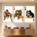 Wild Card Glamour with silver frame