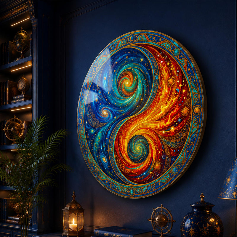 Cosmic Yin Yang angled lifestyle view